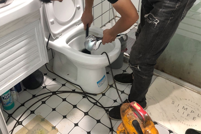 沙河疏通下水道