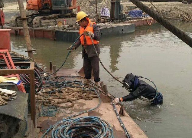 沙河潜水封堵打捞